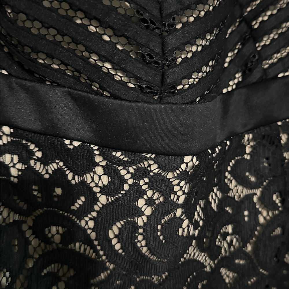 Gabby Skye Black Lace Dress - Picture 5 of 5